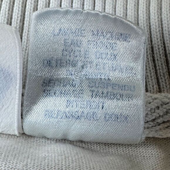 Le Coq Sportif Futuriste Polo Shirt Mens Small White Geometric Made in Japan - Picture 11 of 11